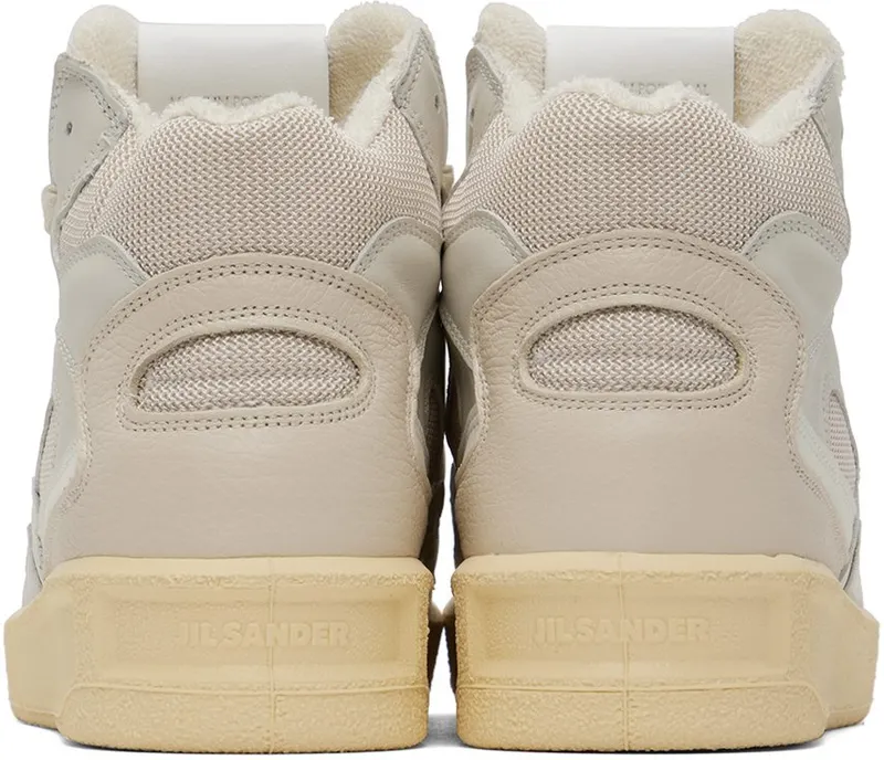 Jil Sander Beige Basket High-Top 109 Nude (J15WS0007_P4869)