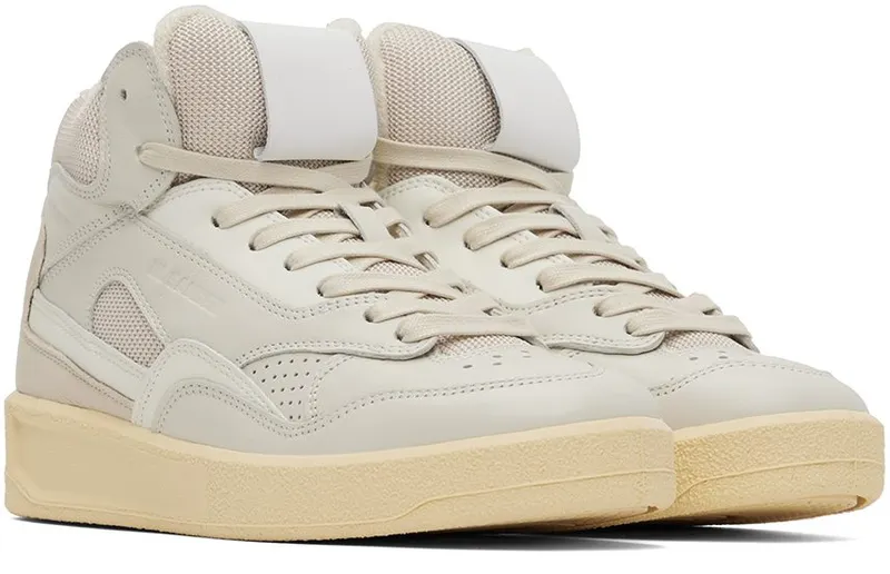 Jil Sander Beige Basket High-Top 109 Nude (J15WS0007_P4869)