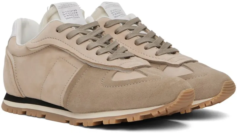 Maison Margiela Beige Retro Runner H9402 Beige (S58WS0186 P3976)