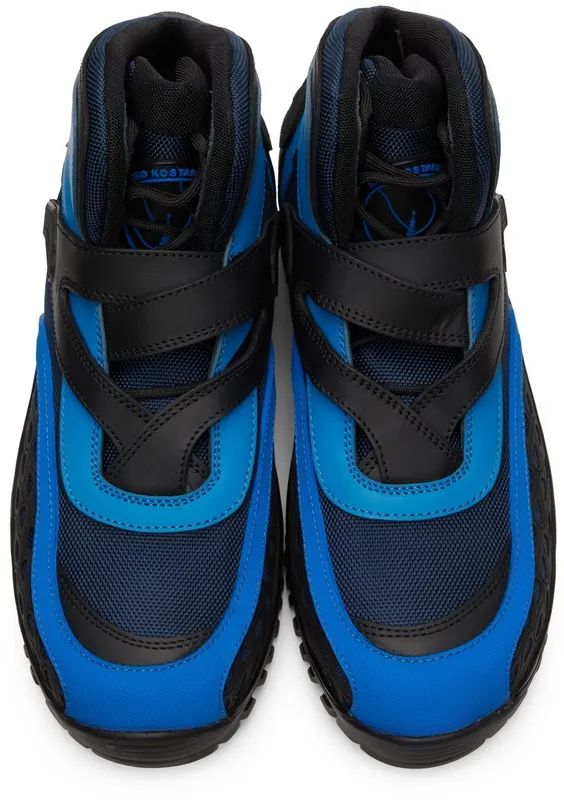 Kiko Kostadinov Black & Blue Jehtra High-Top SKYDIVER (KKAW21FT02-70)