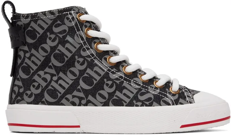 See by Chloé Black & Gray Aryana 10 Charcoal (SB37111A 16130)
