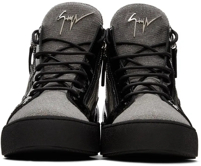 Giuseppe Zanotti Black & Grey Kriss GRIGIO (RU00061-89426)