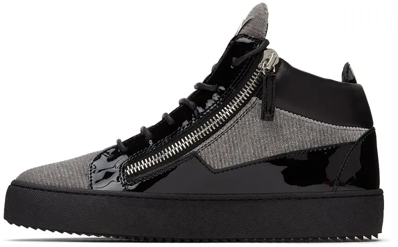 Giuseppe Zanotti Black & Grey Kriss GRIGIO (RU00061-89426)
