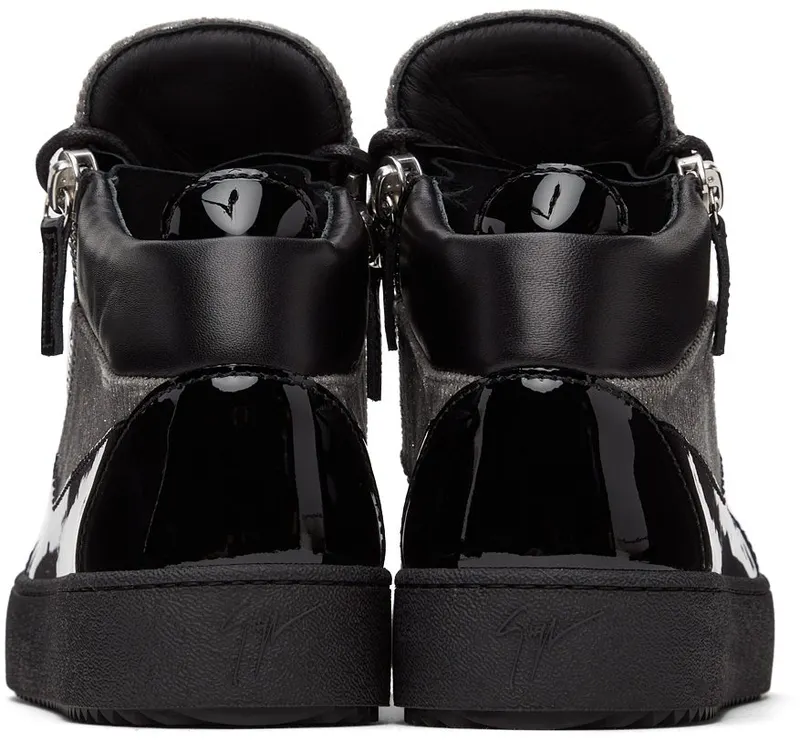 Giuseppe Zanotti Black & Grey Kriss GRIGIO (RU00061-89426)