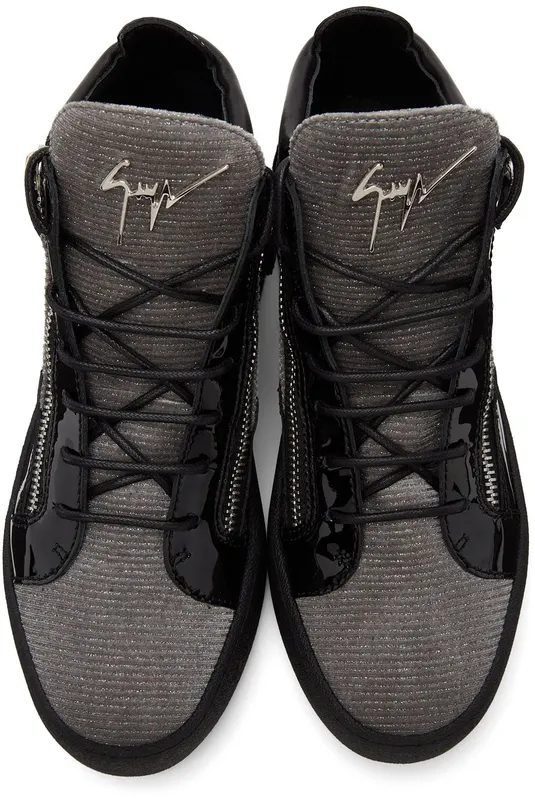 Giuseppe Zanotti Black & Grey Kriss GRIGIO (RU00061-89426)