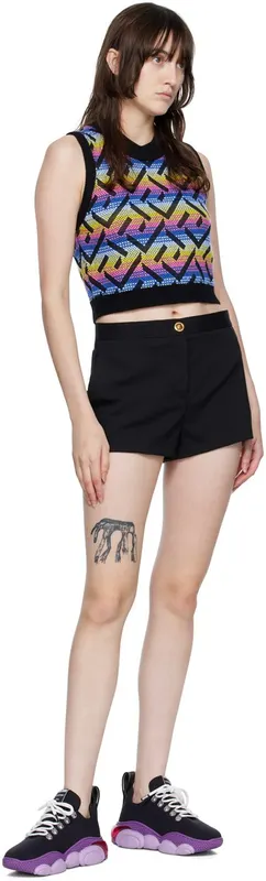 Moschino Black & Purple Teddy Bubble Nero (MA15553G1F MN0 000)