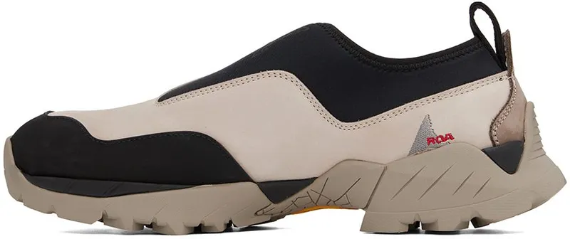 ROA Black & Taupe Slip-On 095 Black/Taupe (SOLE20- 095)