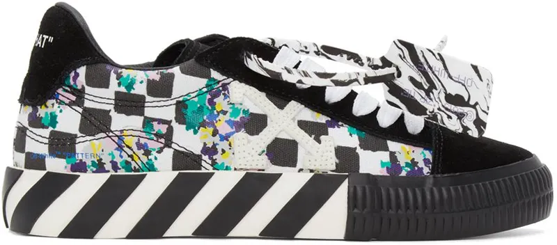 Off-White Black & White Check Vulcanized Black Multi (OWIA178S21FAB0018410)
