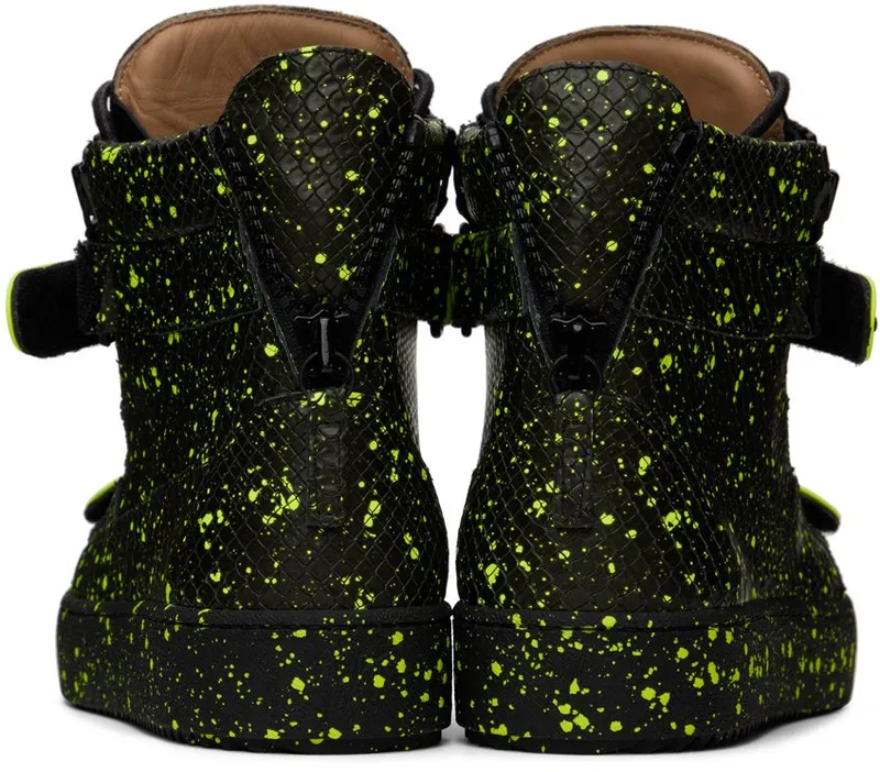 Giuseppe Zanotti Black & Yellow Coby NRO/FLUOGIALLO (RU20034-93229)