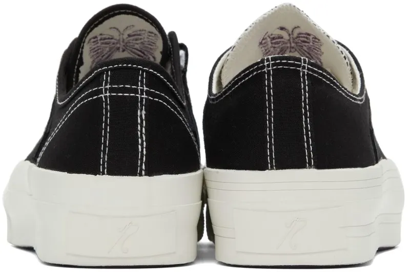 NEEDLES Black Asymmetric Ghillie Low BLACK (JO047)