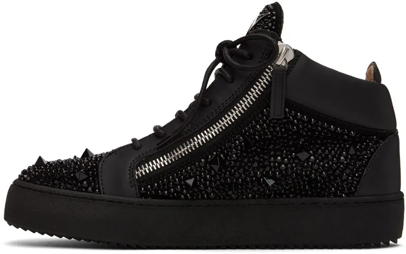 Giuseppe Zanotti Black Camoscio NERO COME RM20037 92 (RU20020-X1375)