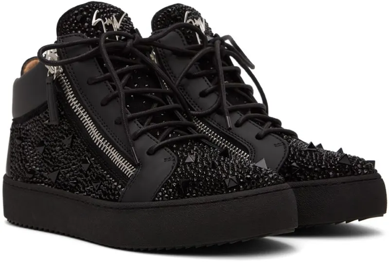 Giuseppe Zanotti Black Camoscio NERO COME RM20037 92 (RU20020-X1375)