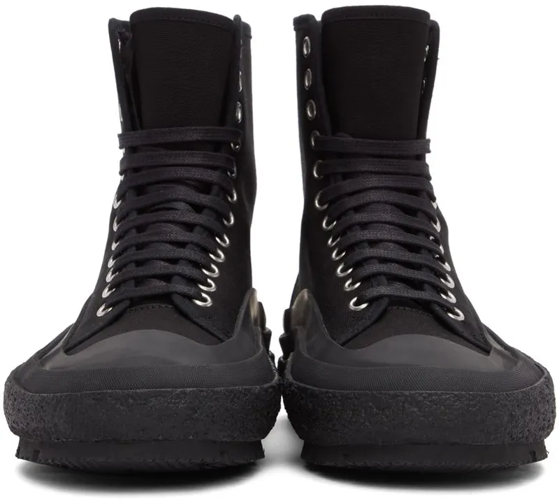 Jil Sander Black Canvas Chunky 001 – BLACK (JI37522A_15605)
