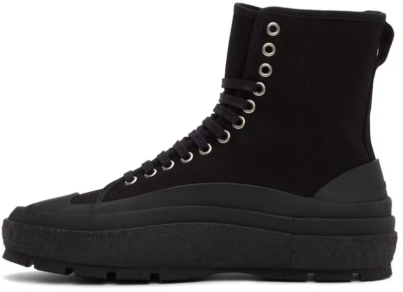 Jil Sander Black Canvas Chunky 001 – BLACK (JI37522A_15605)