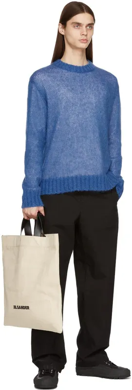 Jil Sander Black Canvas Chunky 001 – BLACK (JI37522A_15605)