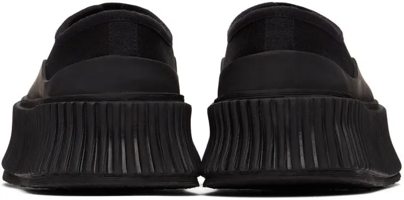 Jil Sander Black Canvas Platform 001 Black (JS36072A_15100)