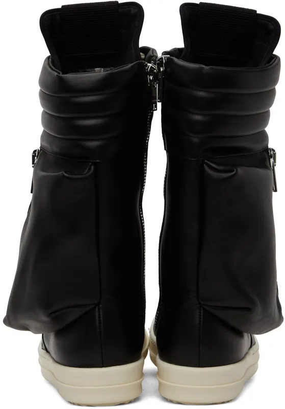 Rick Owens Black Cargobasket 91 BLACK/MILK (RU02B2899 LPO)
