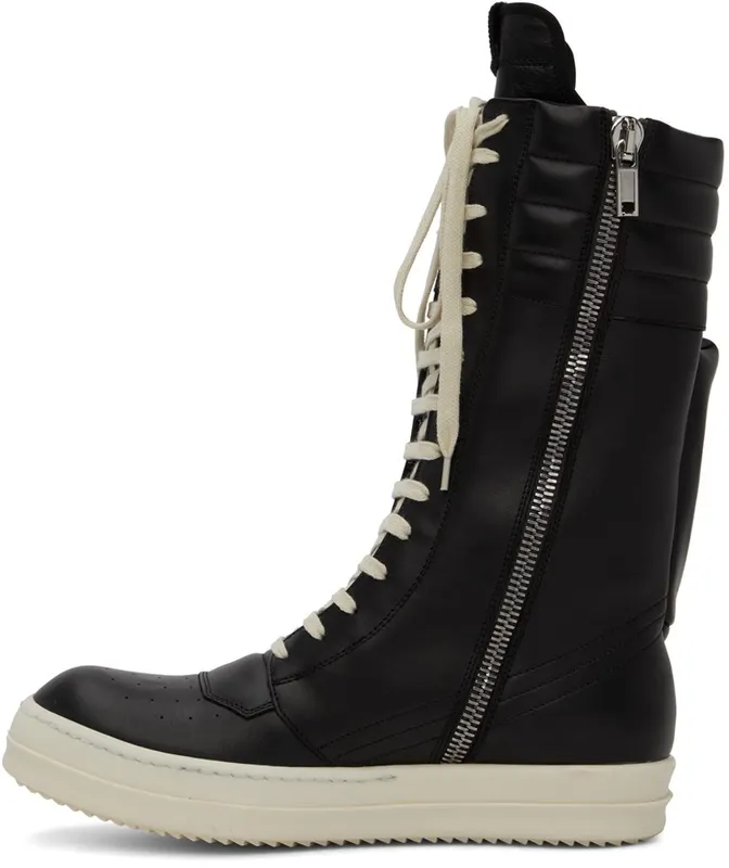 Rick Owens Black Cargobasket 91 BLACK/MILK (RU02B2899 LPO)