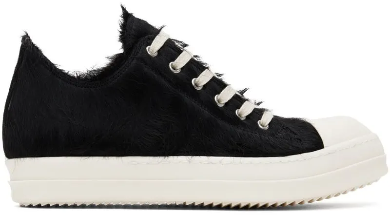 Rick Owens Black Fur 911 BLACK/MILK/MILK (RR02B2891 LHL)