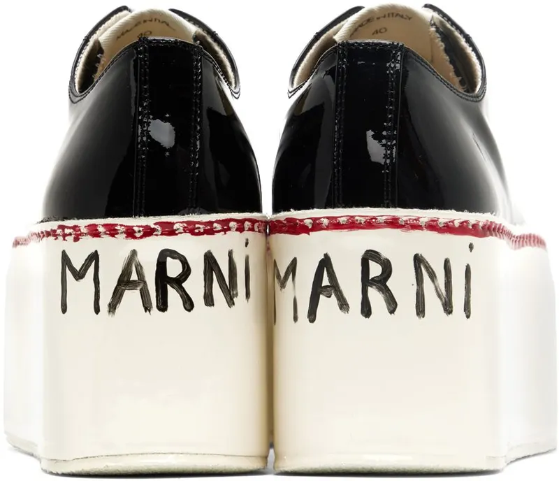 Marni Black Gooey Platform 00N99 BLACK (SNZU013008 P4347)