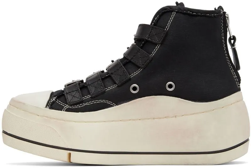 R13 Black Kurt Buckle High-Top Black (R13S5035-001)