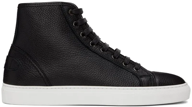Brioni Black Leather 1000 BLACK (QFLG0L P7731)