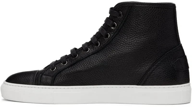 Brioni Black Leather 1000 BLACK (QFLG0L P7731)