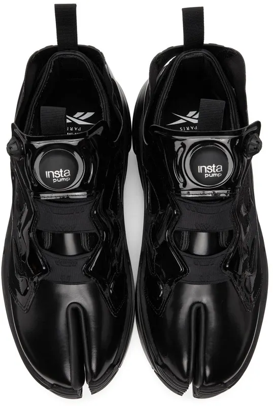 Maison Margiela Black Reebok Edition Tabi Instapump Chunky H8382 BLACK/BLACK PA (S57WS0404 P3801)