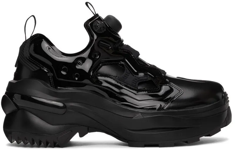 Maison Margiela Black Reebok Edition Tabi Instapump Chunky H8382 BLACK/BLACK PA (S57WS0404 P3801)