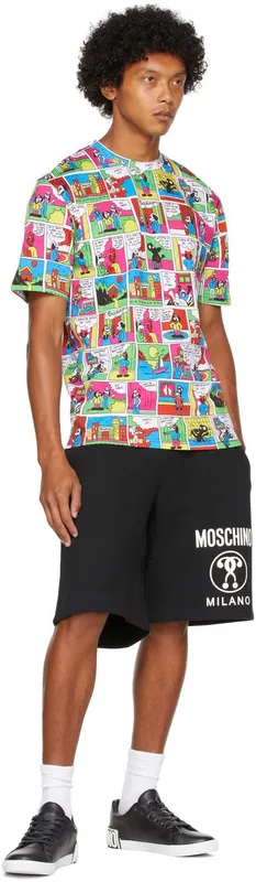 Moschino Black Rubberized Logo 000 NERO (MB15402G1E GA0)