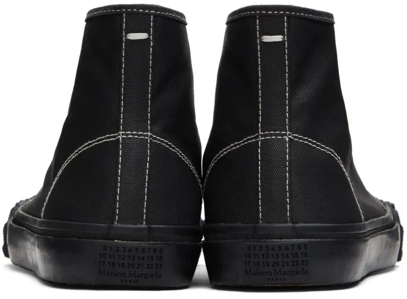 Maison Margiela Black Tabi High-Top H1669 Black/Black (S38WS0186 P4472)