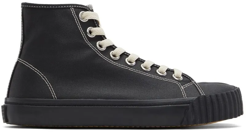 Maison Margiela Black Tabi High-Top H1669 Black/Black (S38WS0186 P4472)