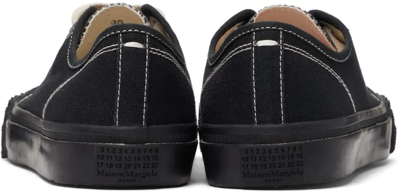 Maison Margiela Black Tabi Low-Top Sneaker T8013 Black (S58WS0193 P4291)