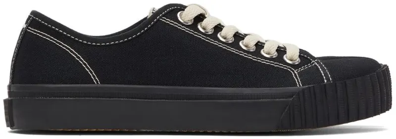 Maison Margiela Black Tabi Low-Top Sneaker T8013 Black (S58WS0193 P4291)
