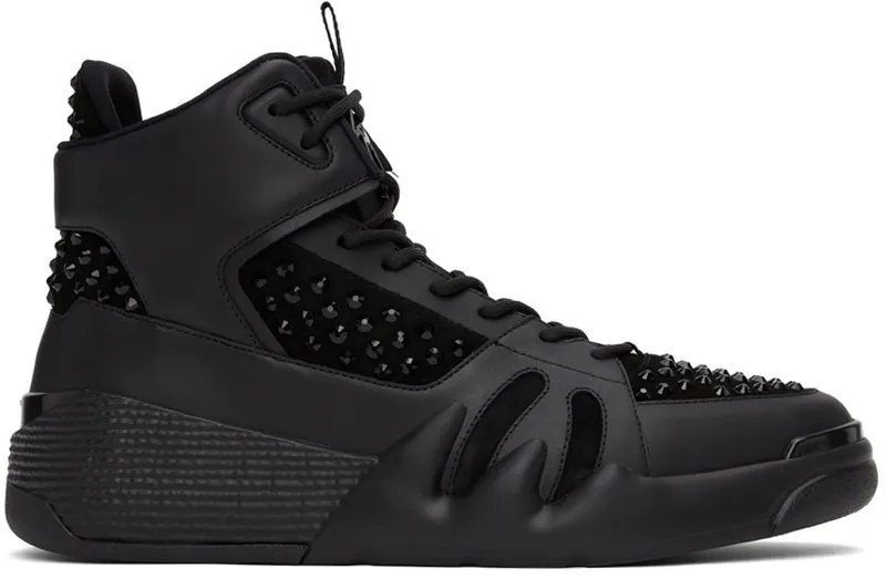 Giuseppe Zanotti Black Talon High CAMOSCIO NERO (RM20027-91555)