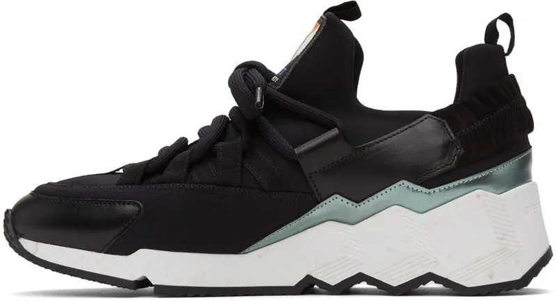 Pierre Hardy Black Trek Comet CALF- NEOPRENE_BLACK (LX01X_PL)