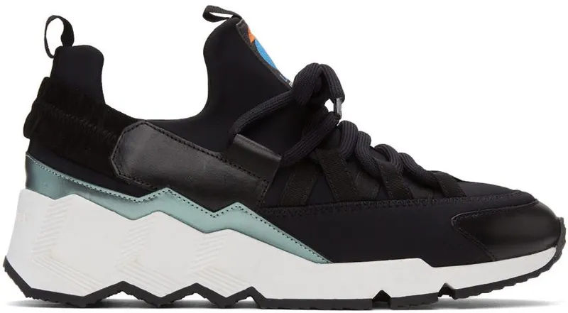 Pierre Hardy Black Trek Comet CALF- NEOPRENE_BLACK (LX01X_PL)