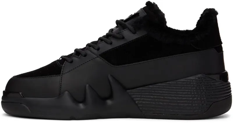 Giuseppe Zanotti Black Velour Talon NERO (RU20070)