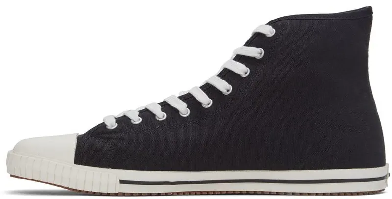 Palm Angels Black Vulcanized High Top BLACK/WHITE (PMIA075S22FAB0011001)