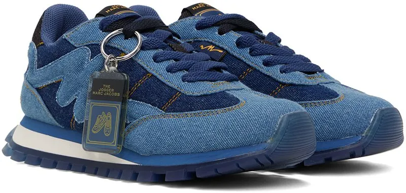 Marc Jacobs Blue ‘The Denim Jogger’ 976 Multi Denim (M9002342)