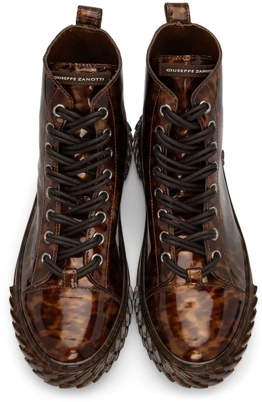 Giuseppe Zanotti Brown Shredder High MULTI BROWN (RU10056-90633)