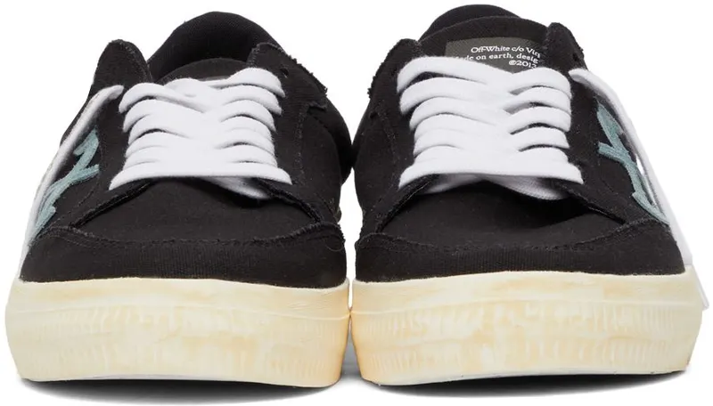 Off-White Canvas Low Vulcanized Black (OMIA085F21FAB0011045)