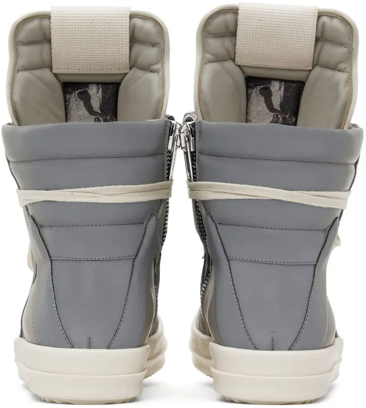 Rick Owens Gray Geobasket 8581 PEARL/REFLEX/MI (RR02B2894 LPORX)