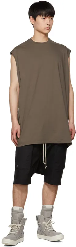 Rick Owens Gray Geobasket 8581 PEARL/REFLEX/MI (RR02B2894 LPORX)