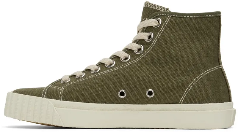 Maison Margiela Green Tabi High-Top T7431 Burnt Olive (S38WS0186 P4291)