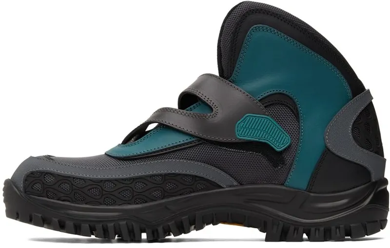 Kiko Kostadinov Grey & Green Jehtra High-Top DRAGONFLY (KKAW21FT02-69)