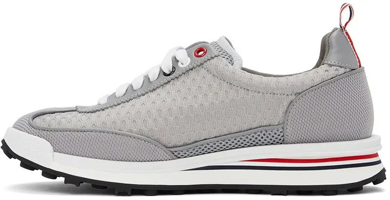 Thom Browne Grey Mesh Tech Runner 035 MED GREY (MFD228B-03193)