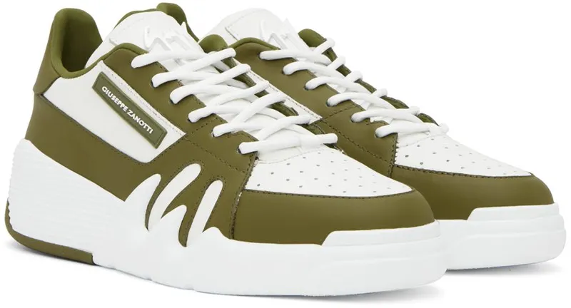 Giuseppe Zanotti Khaki & White Talon VAGUE BIANCO (RM10005-93011)