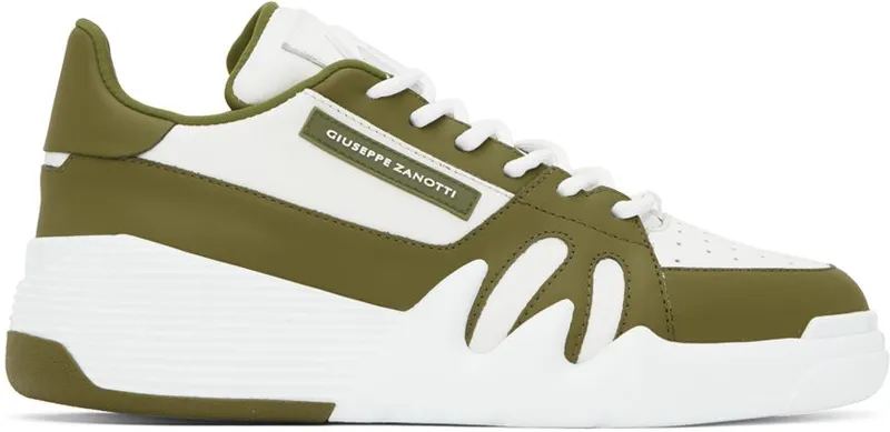 Giuseppe Zanotti Khaki & White Talon VAGUE BIANCO (RM10005-93011)