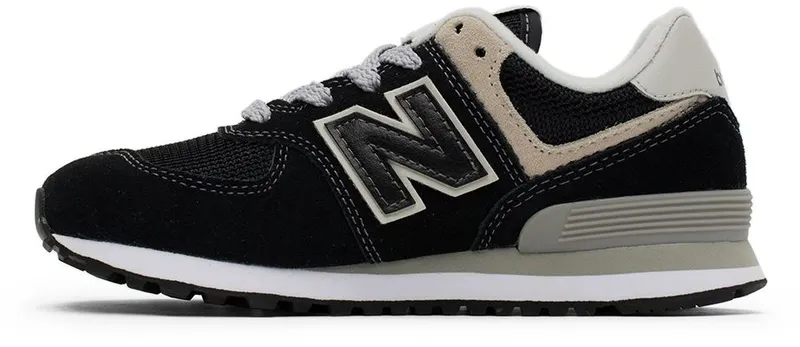 New Balance Kids Black 574 Little Kids Black (PC574GK)